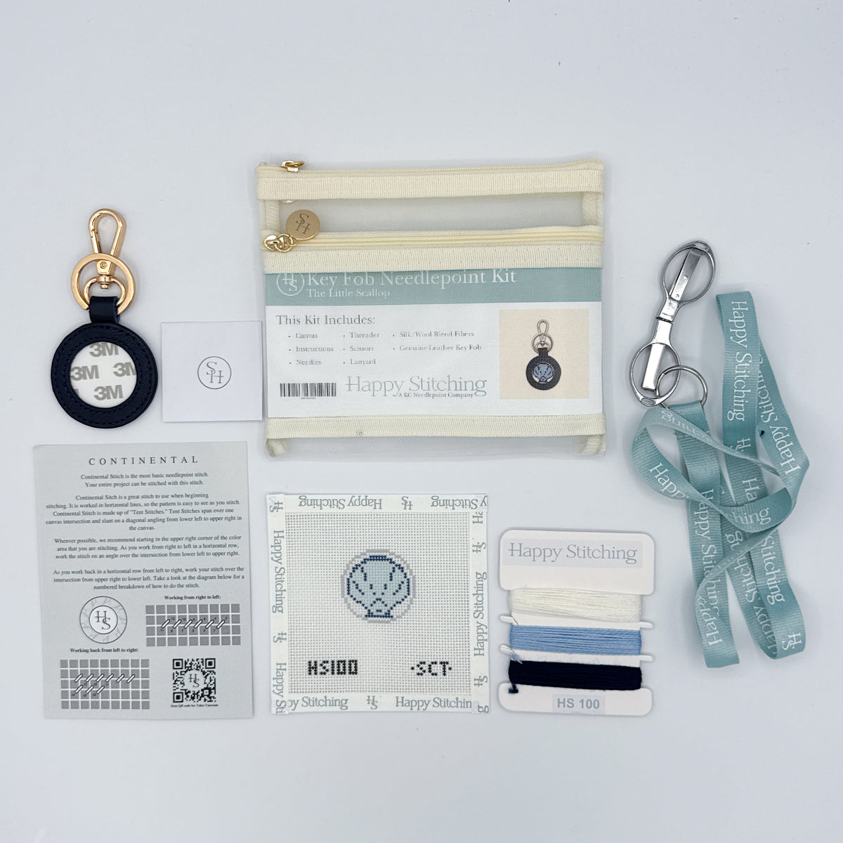 The Little Scallop Key Fob Kit