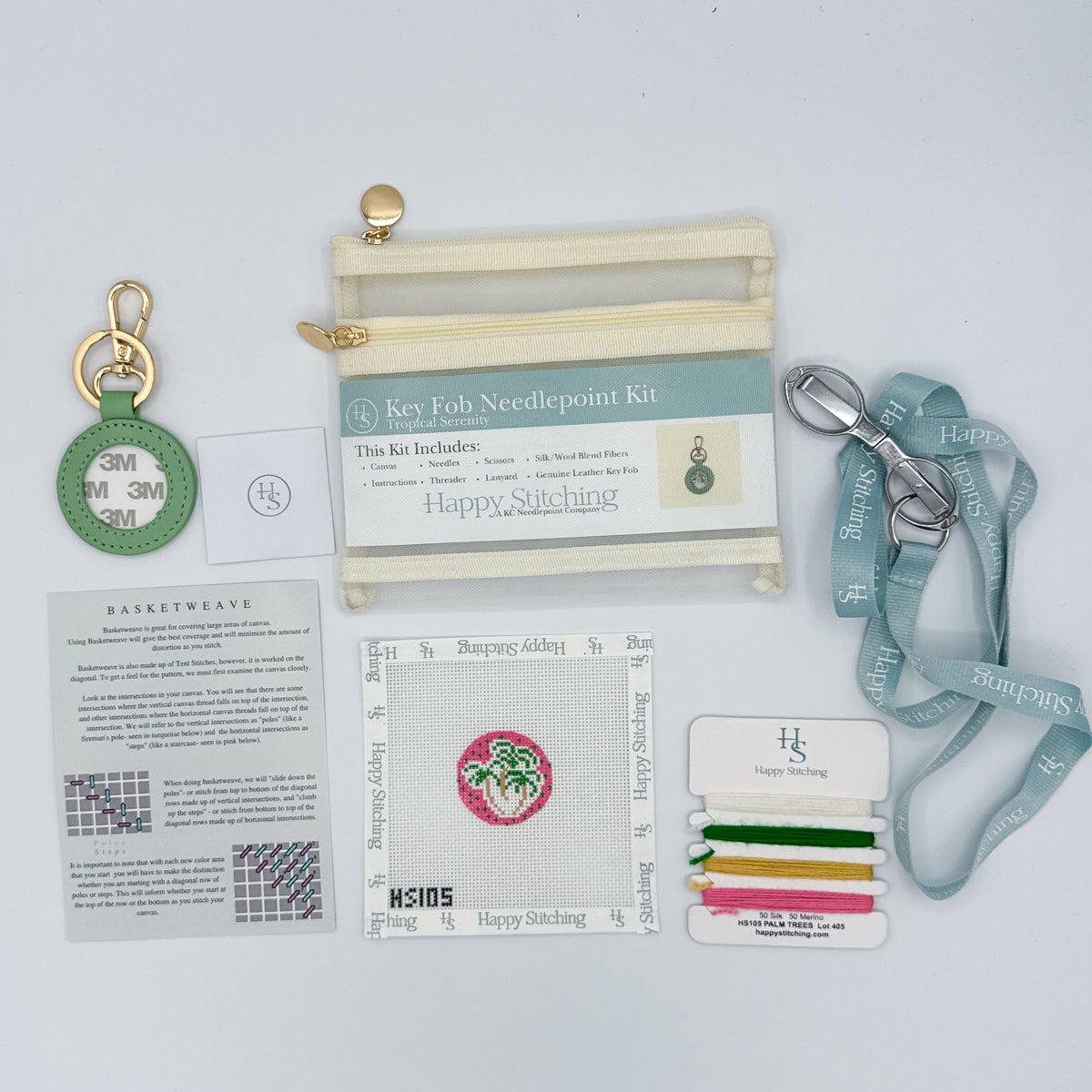 Tropical Serenity Key Fob Kit