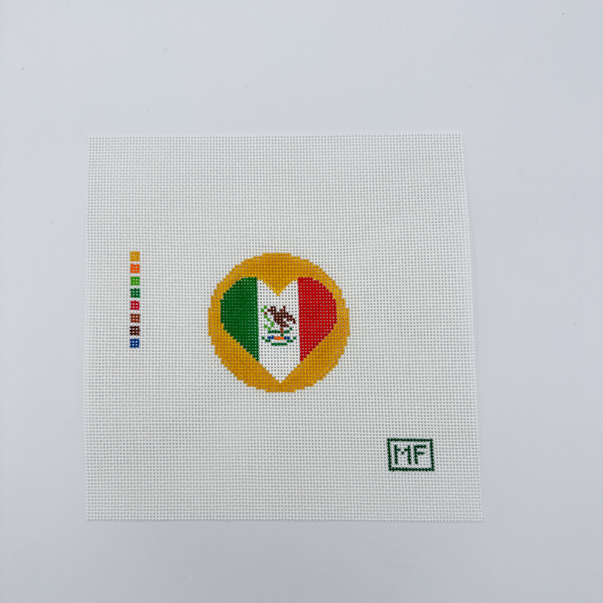 Heart Flag- Mexico