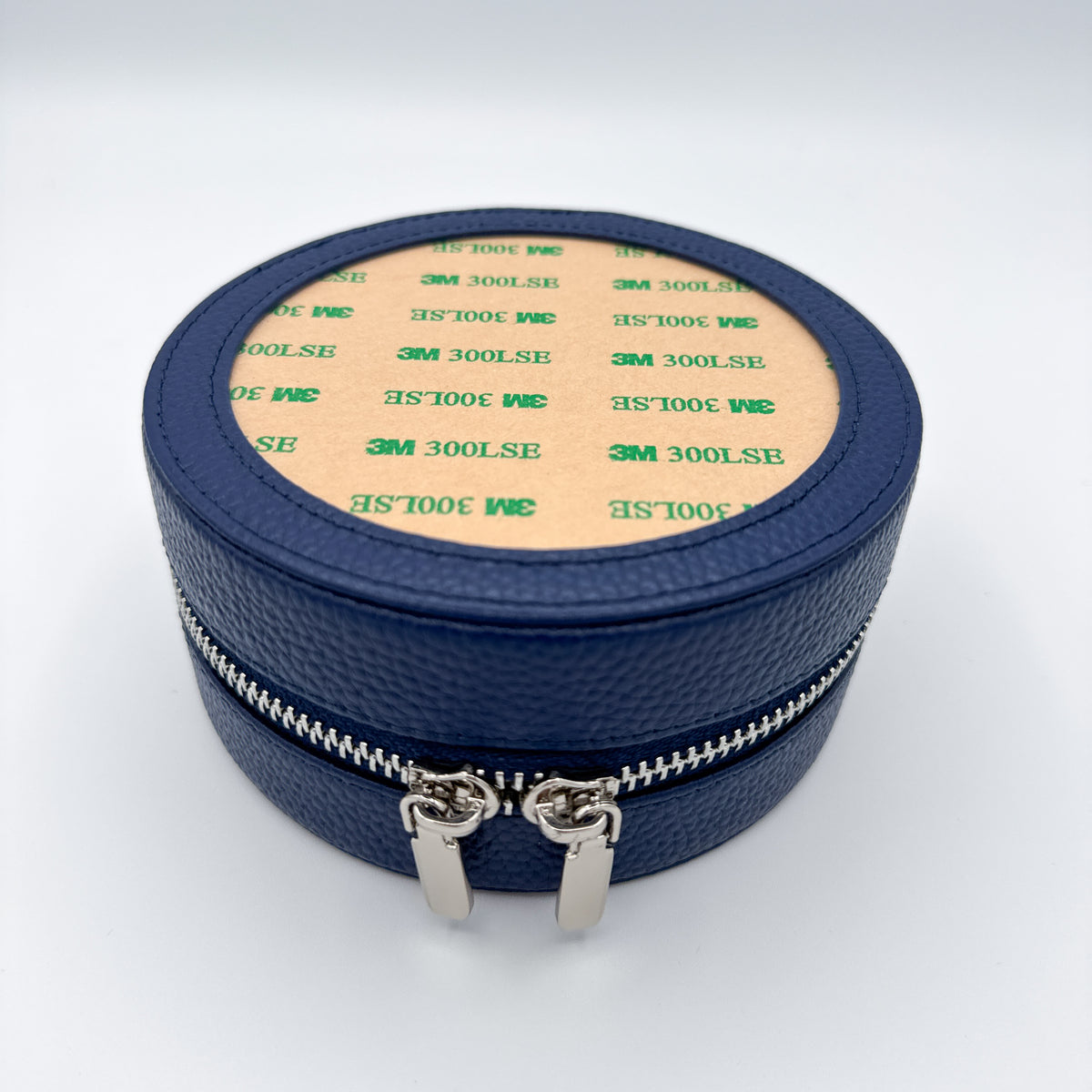 5" Round Self-Finishing Jewelry Box (Navy)