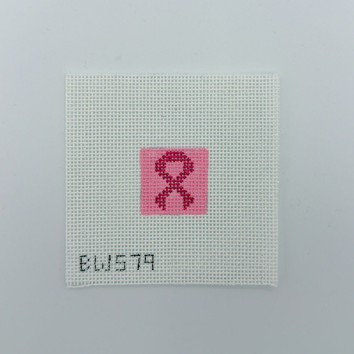 Pink Ribbon 1 Inch Square