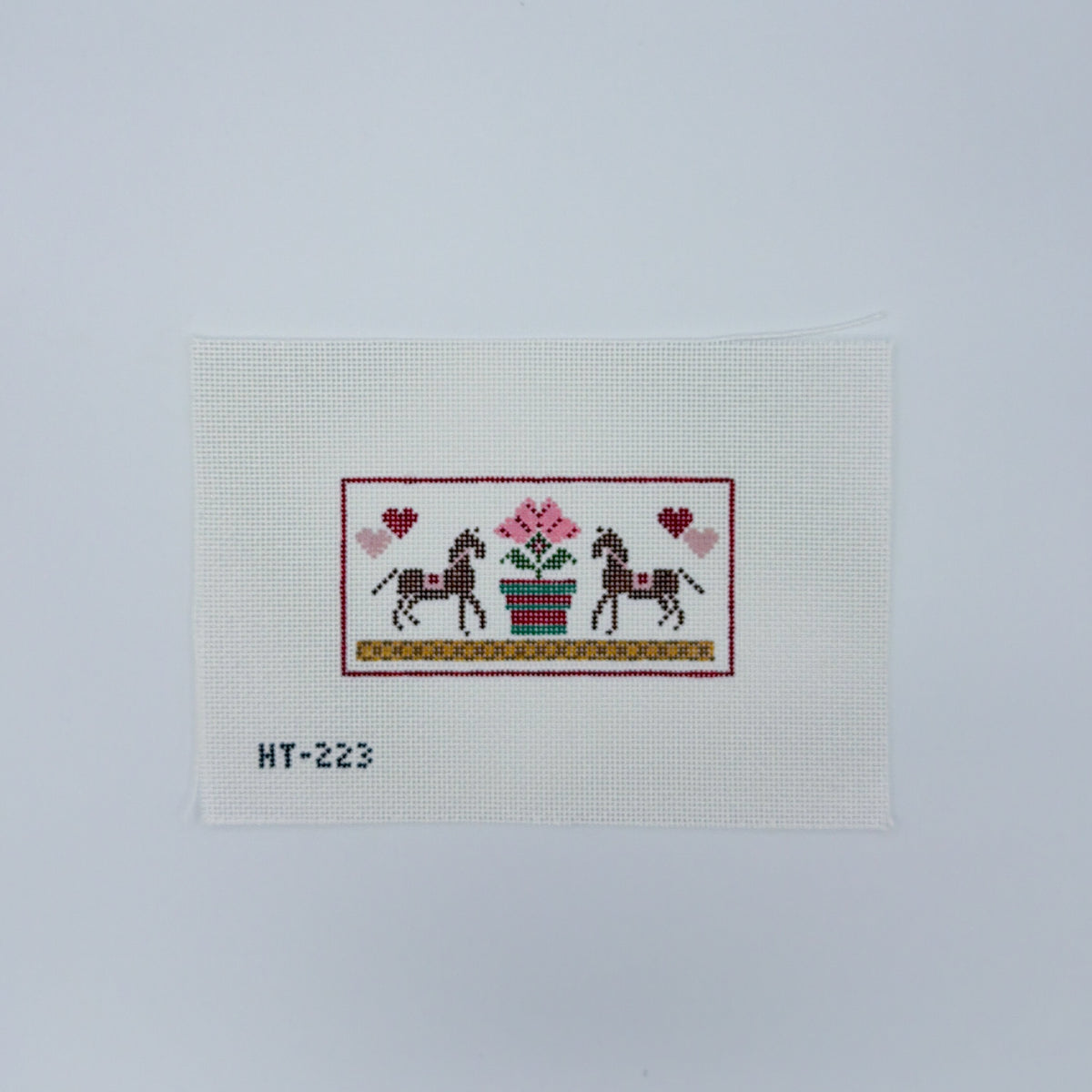 Red/Pink Horse Clutch