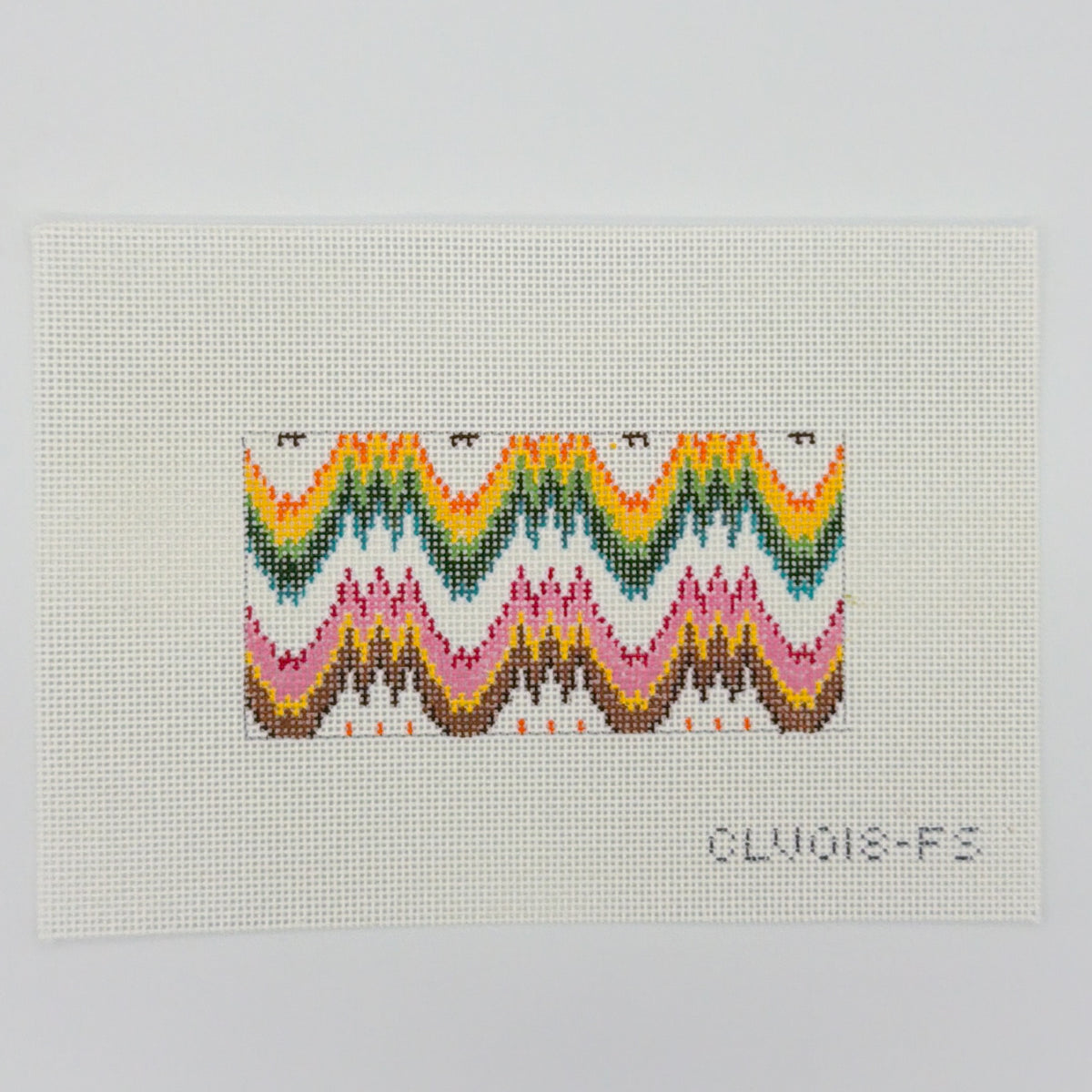 Rectangular Insert - Flame Stitch