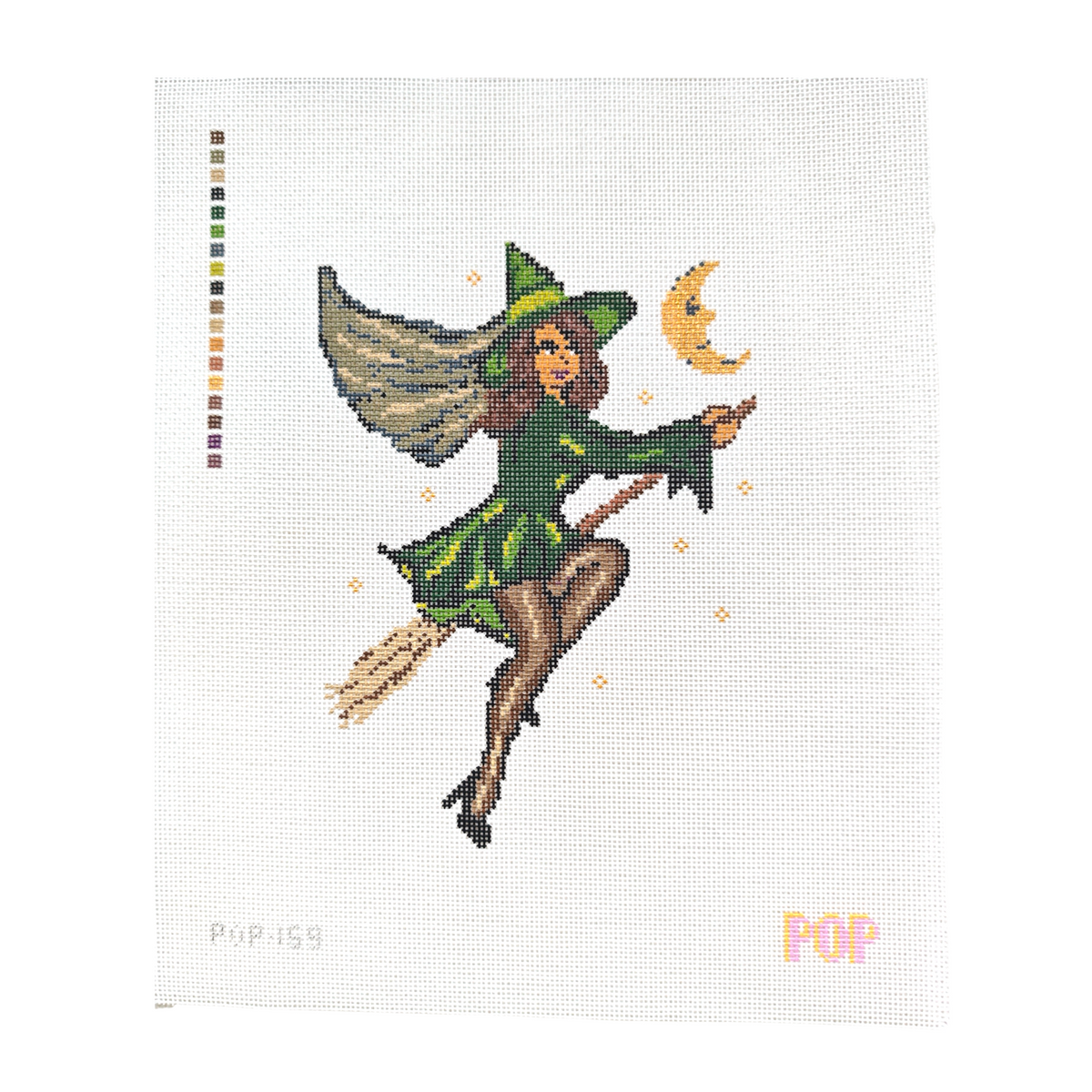 Retro Witch in Green