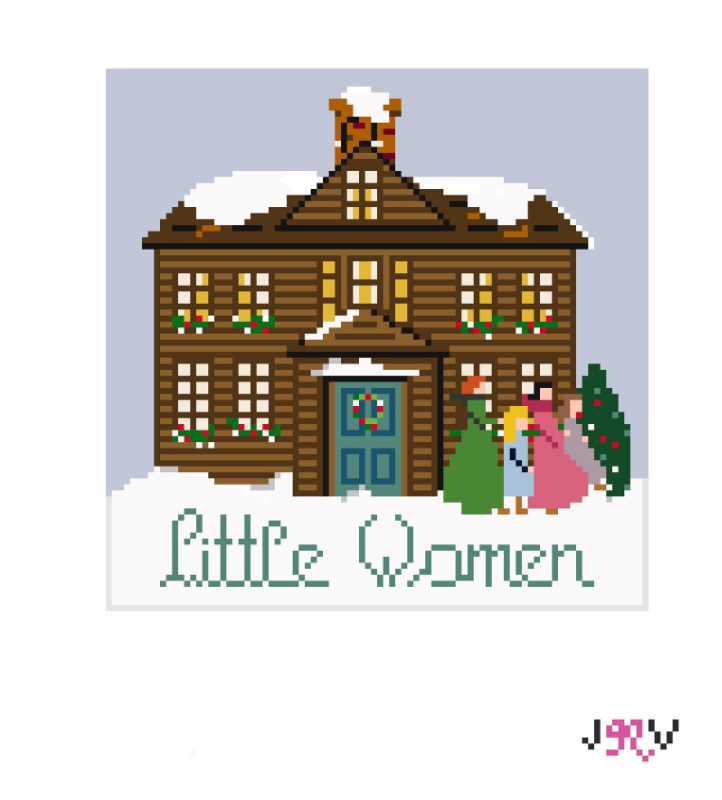 Little Women Winter Needlepoint Canvas